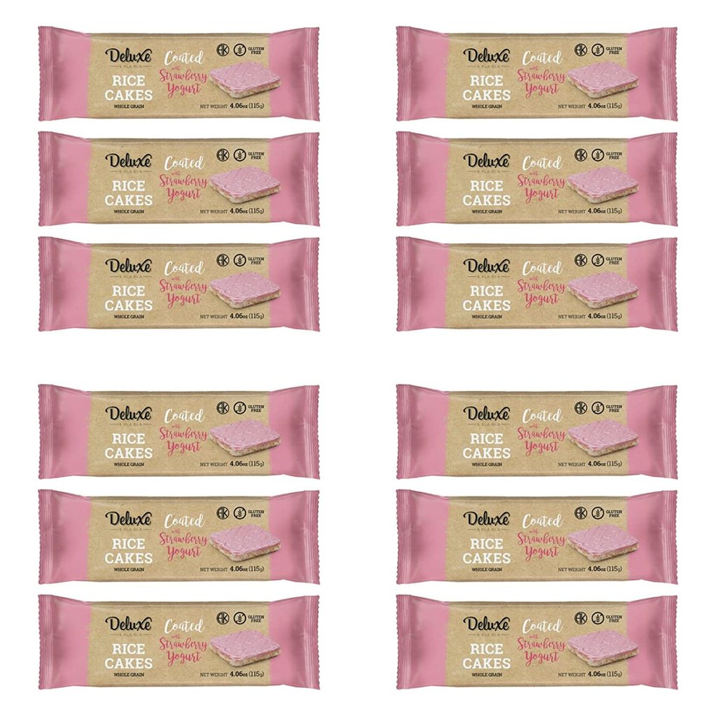 12 Pack Rice Cake Coated with Straberry (144 total units)