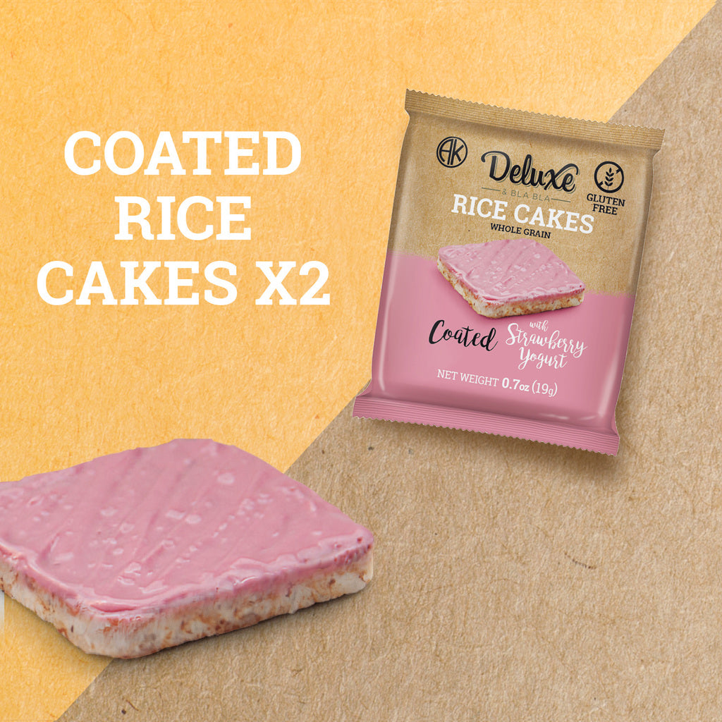 12 Pack Rice Cake Coated with Strawberry