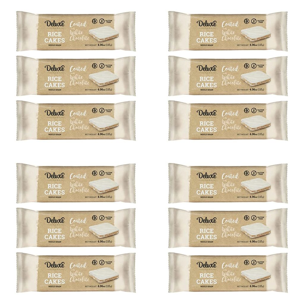 12 Pack Rice Cake Coated with White Chocolate (144 total units)
