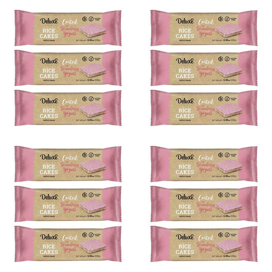 12 Pack Rice Cake Coated with Straberry (144 total units)