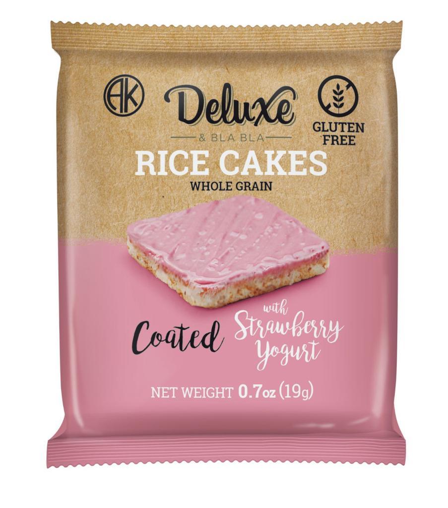 12 Pack Rice Cake Coated with Strawberry