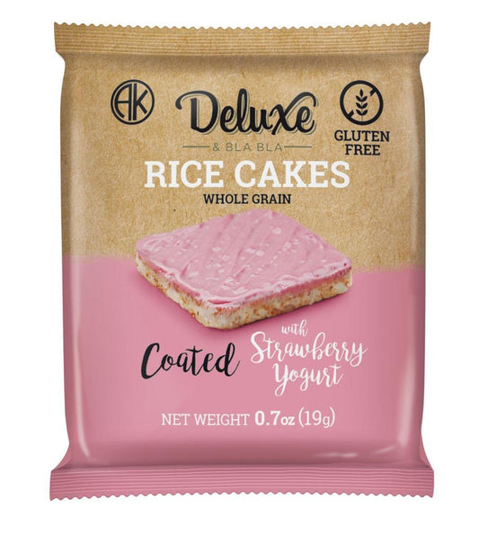 12 Pack Rice Cake Coated with Strawberry