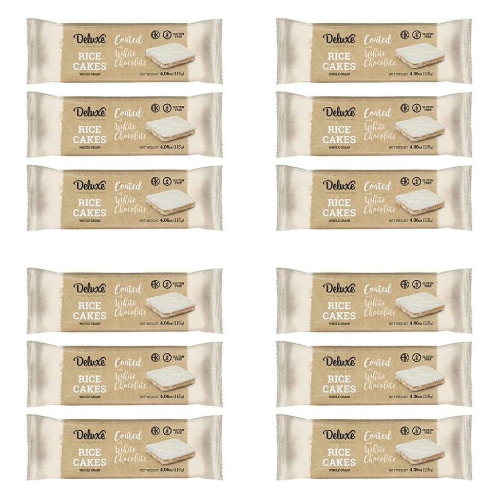 12 Pack Rice Cake Coated with White Chocolate (144 total units)