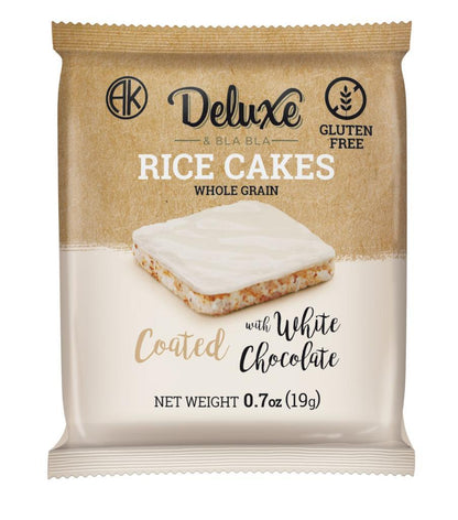 12 Pack Rice Cake Coated with White Chocolate